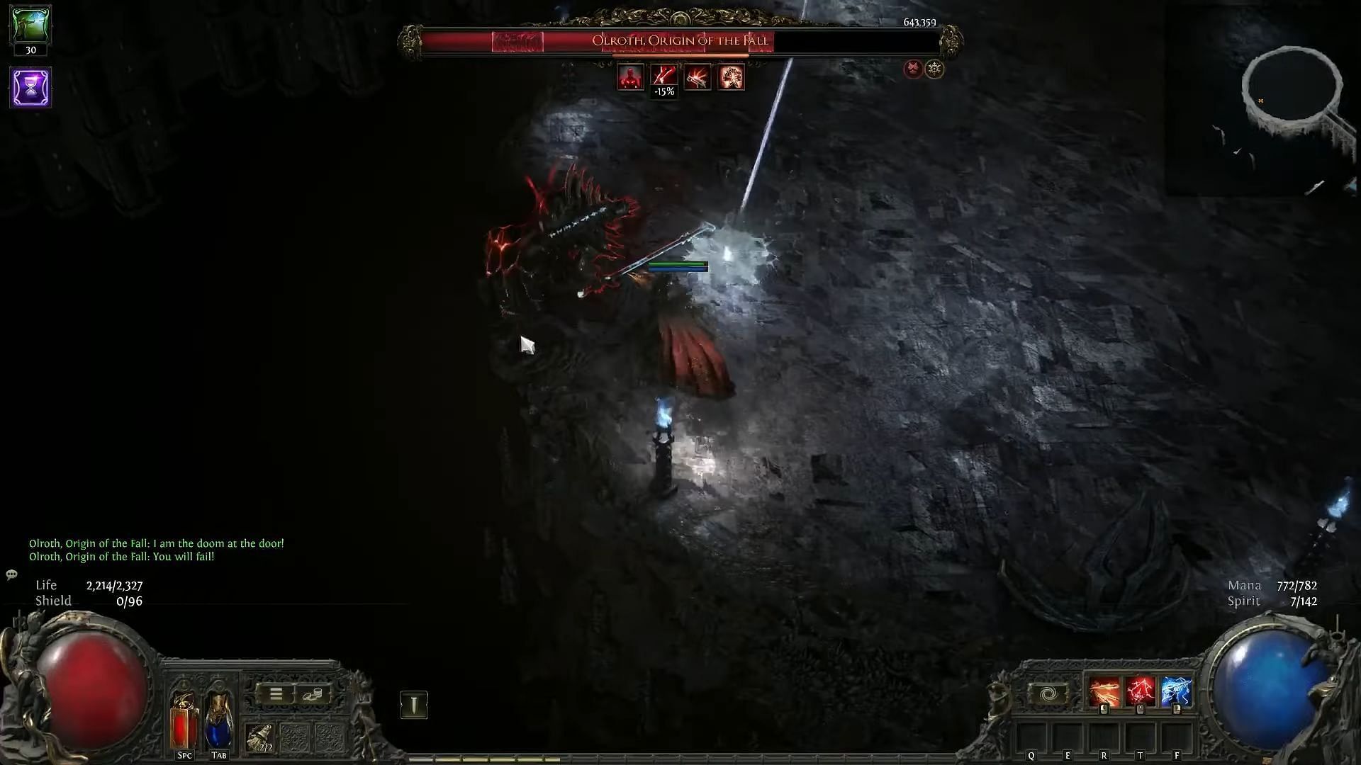 Triskelion Beam (Image via Grinding Gear Games || YouTube/@zzdjk6)